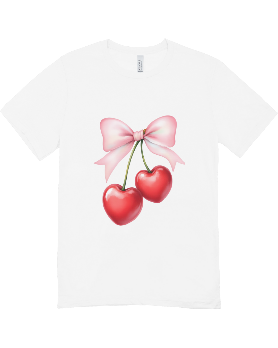 Bow Cherry Graphic T-Shirt