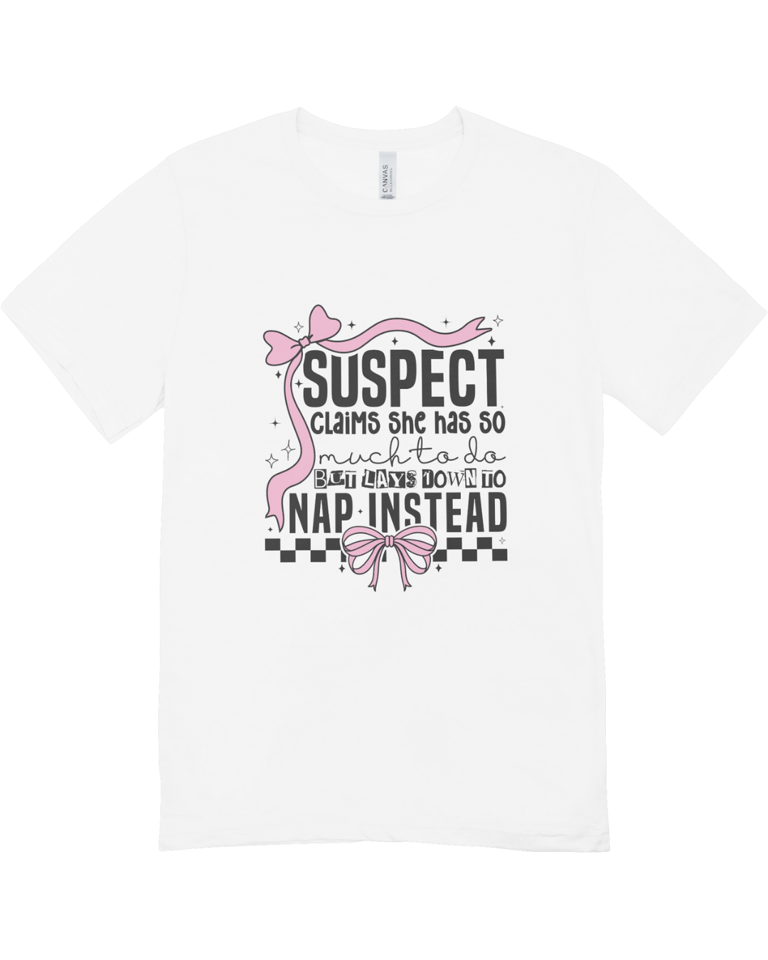 Suspect Claims Graphic T-Shirt